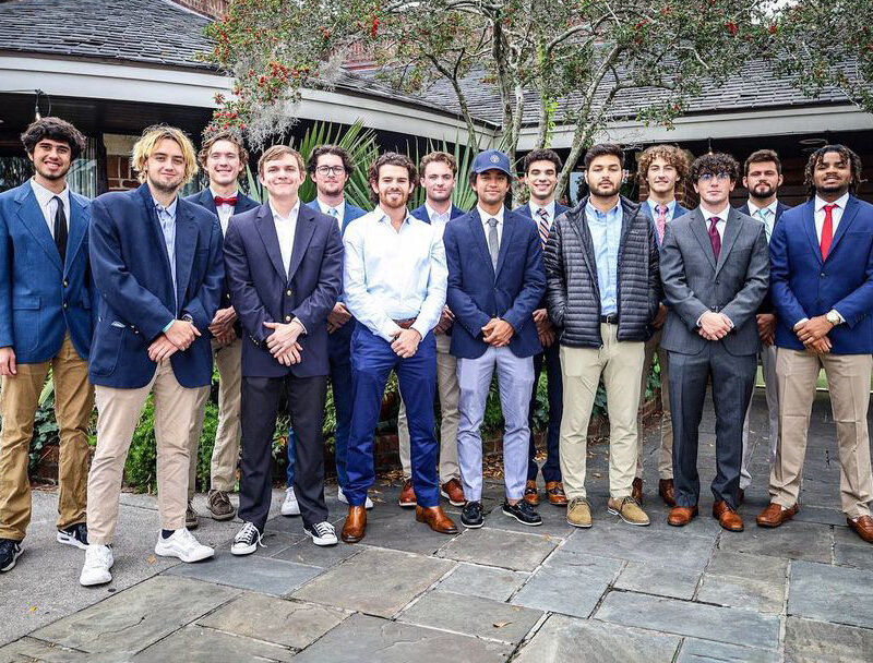 Founding fathers initiated at UNC Wilmington.